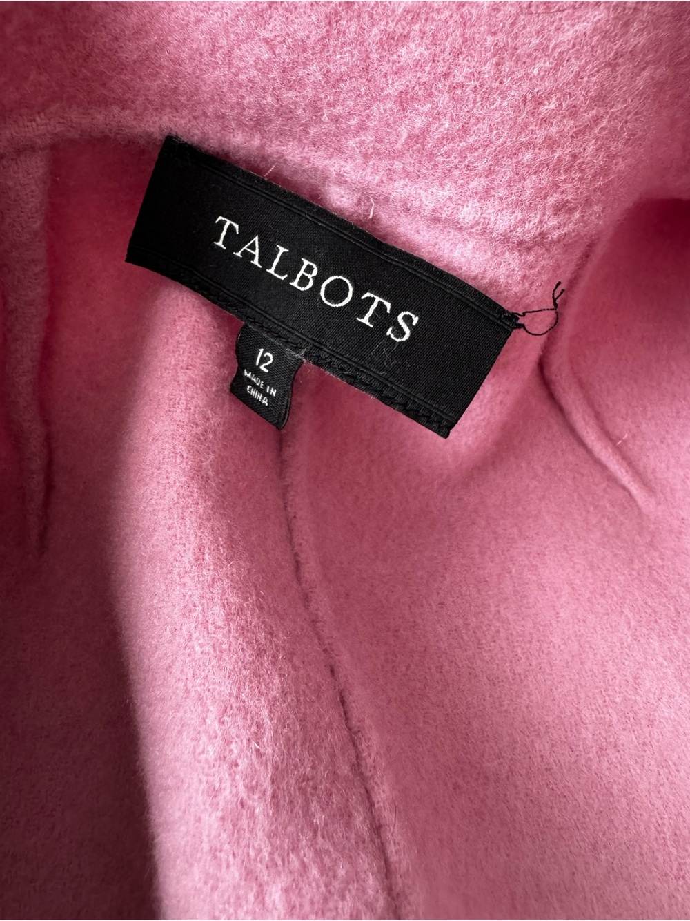 Talbots Pink Wool Blend Jacket | Women’s Small | Quiet Luxury | Old Money Chic - Picture 4 of 7